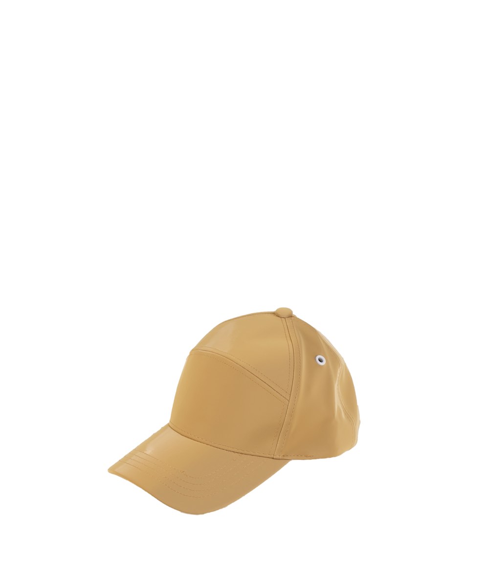 Gorra de charol color mostaza