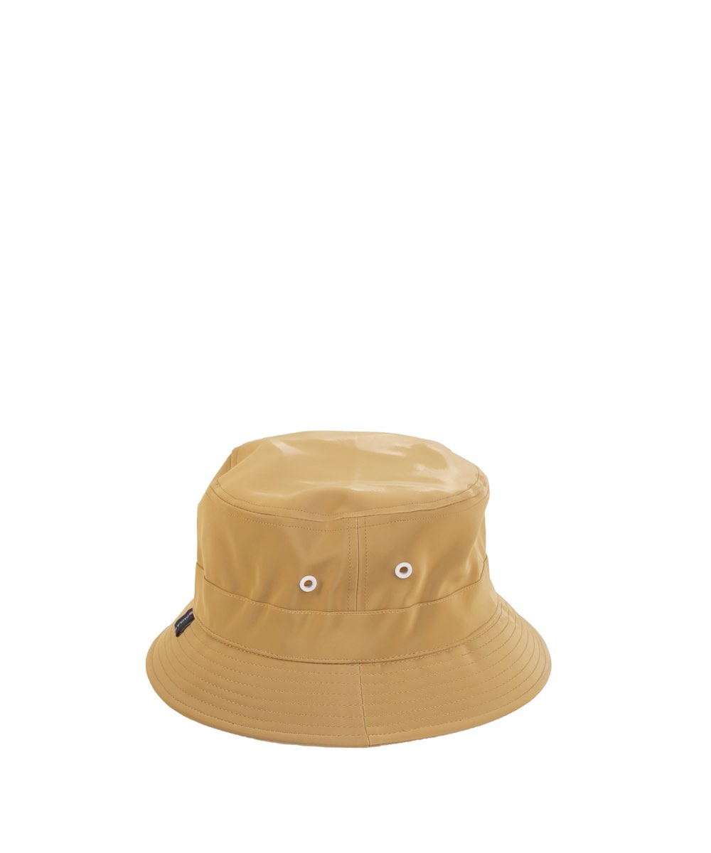 Sombrero de charol color mostaza