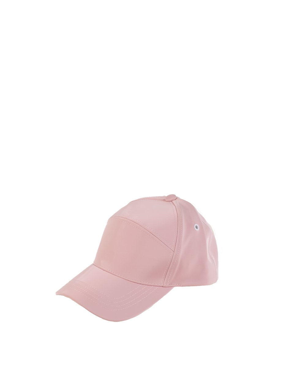 Gorra de charol color rosa